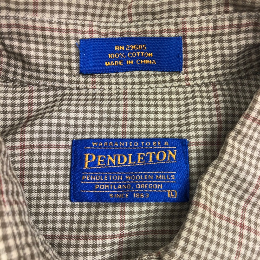 Pendleton Button Down Plaid Shirt - image 3